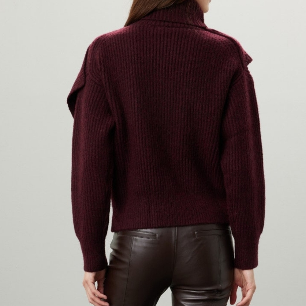 NWT THAKOON | $275 Cropped Scarf Sweater - Picture 5 of 8